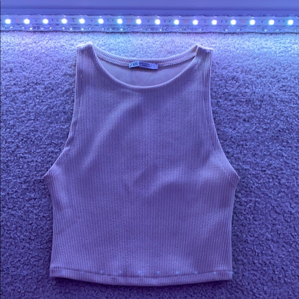 Beige Halter Tank